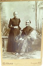 .c1880s LARGE STUDIO PHOTO by GIFFORD, DUNKIRK, NEW YORK. Mr & Mrs DOTY  picture