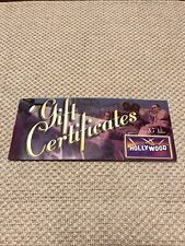 Vintage 1999 Hollywood Video $5 Gift Certificate Book picture