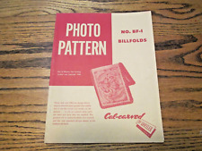 1947 Cal-Carved Leather Craft Patterns No. BF-1 by Wheeler Catalog picture