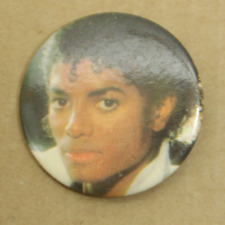 Vintage MICHAEL JACKSON Thriller Album Cover Pin Button 1.5