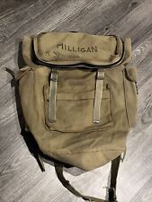 Vintage 1950's Original Rothco Military Backpack Olive Korean War Collectible picture