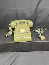 Vintage ITT Green Rotary Desk Phone Nice Condition SEE PICTURES DD-2-1527 picture