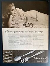 Vintage 1930s International Sterling Silverware Ad picture