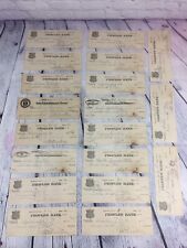Vintage Paper Check Tennessee Bank Lot of 19 Pieces Dated 1955 / Used Drafts picture