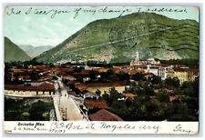 1907 Aerial View Houses Buildings Mountain Orizaba Mexico Nogales AZ Postcard picture