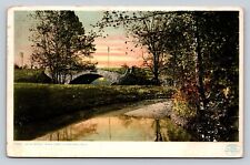 c1908 Doan Brook Wade Park Cleveland Ohio ANTIQUE Postcard 1714 picture