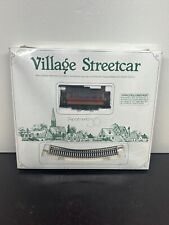 NEW Dept 56 Bachmann Village Streetcar Trolly HO gauge Complete Set NEW SEALED picture