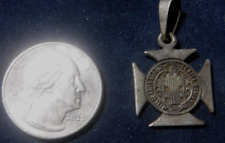 Maltese Cross St Benedict Medal Sterling Silver picture