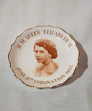Rare HM Queen Elizabeth II 1953 Coronation Trinket Dish-Tuscan English China picture