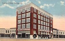 Sterling Illinois~Lawrence Building~Storefront Window Displays~Now Lofts~1910 PC picture