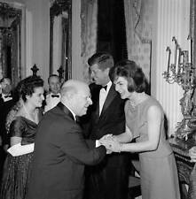 San Juan Puerto Rico Mrs John F Kennedy exchanges warm greetin- 1961 Old Photo picture