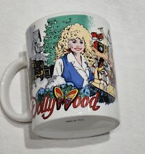 Vtg Dolly Parton Coffee Mug Dollywood Theme Park Ceramic Souvenir Name 