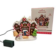 Hallmark 2017 Merriest House in Town Light & Sound Magic Cord Ornament picture
