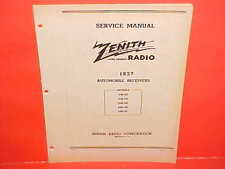 1937 BUICK CHEVROLET FORD CHRYSLER DODGE STUDEBAKER ZENITH RADIO SERVICE MANUAL picture