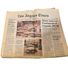 Vintage Los Angeles Times Wednesday January 22, 1997 Newspaper  picture