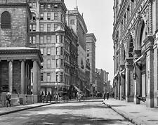 1906 Vintage BOSTON Street Scene 8.5x11 PHOTO  (184-J) picture