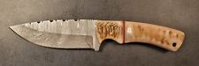BG Knives Handmade Damascus Hunting Knife Ram Horn Handle- BG310 picture