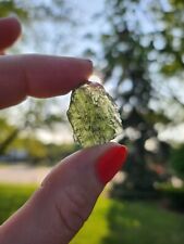 One of a kind genuine moldavite natural crystal tektite rock energy picture