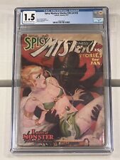 Spicy Mystery Stories January 1937 CGC 1.5 Pulp picture