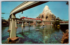 c1960s Disneyland Monorail System Matterhorn Mountain Vintage Postcard picture