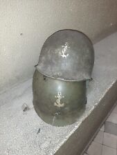 very rare french indochina paratrooper helmet M1 modified BCCP colonial... picture