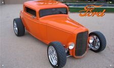 1932 Ford 3'X5' VINYL BANNER MAN CAVE TRADITIONAL HOT ROD RACE CAR GARAGE COUPE picture