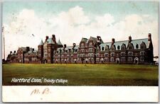 1907 Trinity College Hartford Connecticut CT Posted Building & Grounds Postcard picture