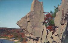 Devils Lake Tomahawk Rock Wisconsin State Park Near Baraboo Vintage PC Unposted picture