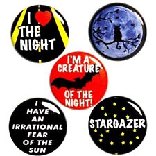 Cute Night Owl Pins Buttons Backpack Jacket Pins I Love The Night Cool 1