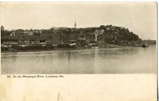 On the Mississippi River, Louisiana, Mo. Missouri Postcard #332 picture