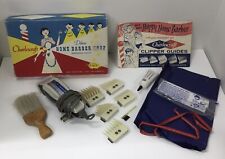 Vintage Charlescraft Home Barber Shop Kit Original Box w/ Clipper & Accessories picture