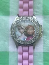 Disney Frozen Pink Silicone Band Kids Quartz Watch picture