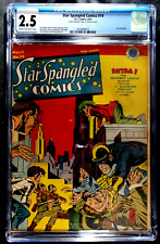 Star Spangled Comics #19 CGC 2.5 Early Jack Kirby WWII Cover Art 1943 Scarce picture