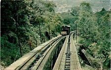 PENANG HILL RAILWAY Penang P-308 10830-B PRINTED IN USA A S M K Co Sing Postcard picture