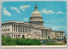 State View~US Capitol From Bush Washington DC~Continental Postcard picture