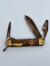 Vintage Imperial Prov R.I. Cub Scout 3 Blade Derlin Knife Made In USA picture