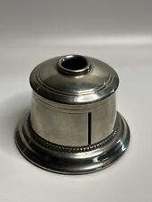 Shirley Pewter ~ Colonial Williamsburg Virginia ~ Stamp Dispenser Inkwell picture