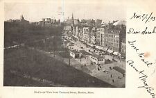 Vintage Postcard 1903 Birds Eye View From Tremont Street Boston Massachusetts MA picture