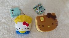 Sanrio Hello Kitty And Friends Squishy Key Chain 2018 French Fries & Pancake Lot picture