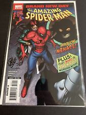 Amazing Spider-Man 550, Signed X 2: Dan Slott & Tom Brennan. 1st Menace. 2007 picture