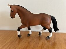 SCHLEICH Hanoverian Horse Equine Bay Braided mane & Taped Legs Germany 2004 picture