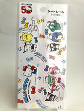 Hello Kitty Stickers Sheet -  50th Anniversary - Japan Limited - Daiso - 38507 picture