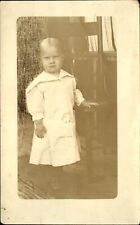 Chubby Toddler Victorian era RPPC AZO dated 1913 picture