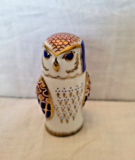 Franklin Mint Imari porcelain owl figurine 1988 picture