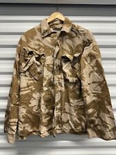 British Military Jacket Mens Large Brown DPM Field Desert Camo Coat Ripstop picture
