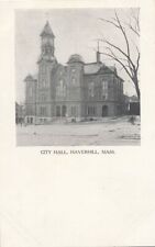 HAVERHILL MA - City Hall Postcard - udb (pre 1908) picture