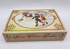 Vintage Avon Children Winter Frolics 2 Fragranced Soap Victorian 6 Oz Orig Box picture