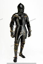 Medieval Black Armour Suit Combat Full Body Halloween Armour Suit Full Body picture
