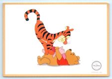 VTG Disney Postcard Tigger Pooh Promo Limited 5000 Animation Art Editions A1 picture