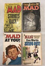 MAD MAGAZINE Vintage Paperback Books Lot 1950s 1960s 1970s Readers picture